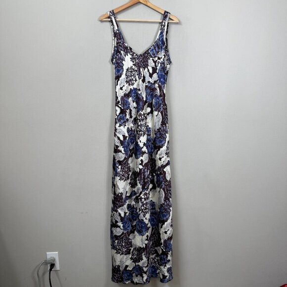 Free People Intimately FP Worth The Wait Floral Maxi Slip Dress Women Small NWOT - Picture 6 of 15